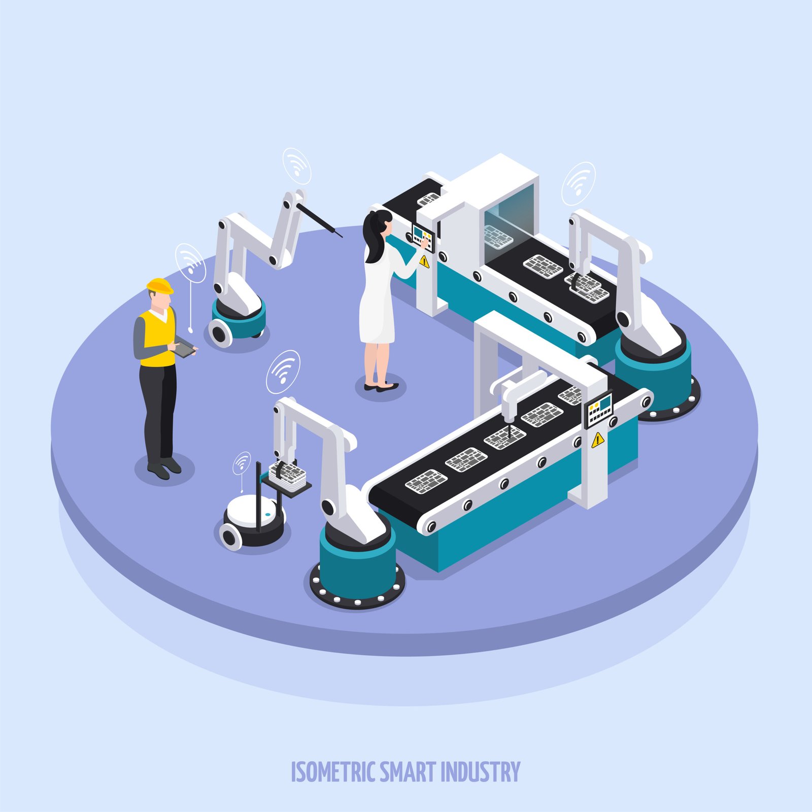 Isometric smart industry background round platform with two workers supervise the equipment vector illustration SSUCv3H4sIAAAAAAACA32RTU/DMAyG/4rlc8VA3HZFE4LTBNwmDm5q2mhpXBKnY5r633G2Ie3EpfLH29f2kxO2lL3D9Ql9CCVrIvUScf3QIHdeJXkKuL5fGsxKWjJn01rmSLm37jn/M9mdah3X+MFuiBKkP6L9WForPck4FeWUcWn+kW0CO00SvTPhZ4PUc3THOtOGJg5M5xV21tofzG687jP7juUSUul8DXEWR8H6j3Vfu03GWu0TTYN3yc+cat5xdhbgS5aRNXkHeaSk4GNXeRyhJbfvk5TYweU7BdIvSSMcvA6gB4GDpL2dBrlMnGafGXRg4O/ip5GjwmxHSYJbxHewMb7UBobN9h3IfN84dmyqCK/bZ6gTjFKD+lNZYXOFdvHKKyfR8aSFwkpvOcreXm9Zll+8fo7W2wEAAA==